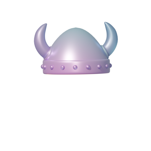 Diamond viking helmet