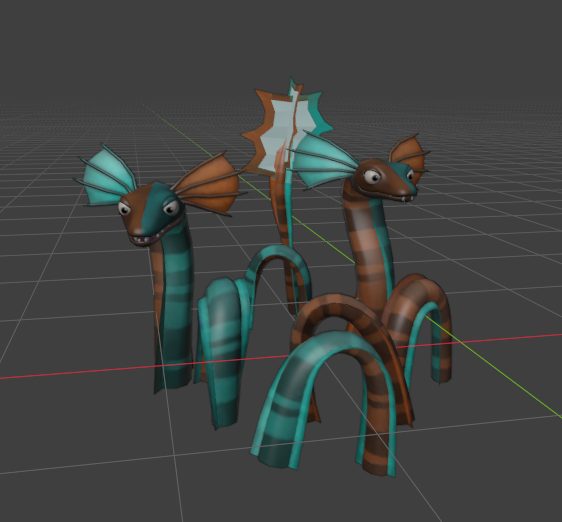 Fire and Ice Eels Skin