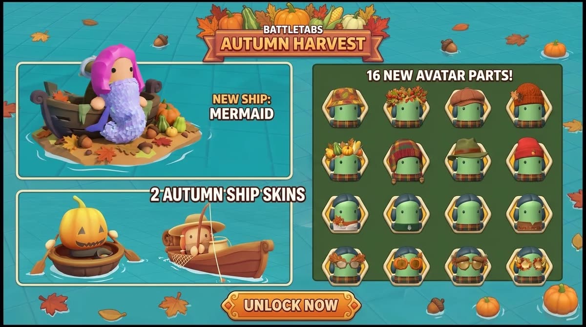 🍂 Autumn Harvest — new season, Mermaid returns